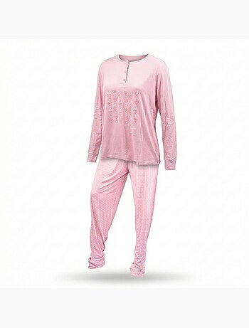 Pijama Comprido Mulher Manga Comprida OZABI