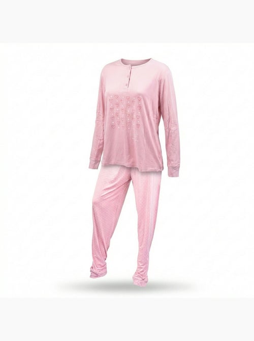 Pijama Comprido Mulher Manga Comprida OZABI - Kiabi