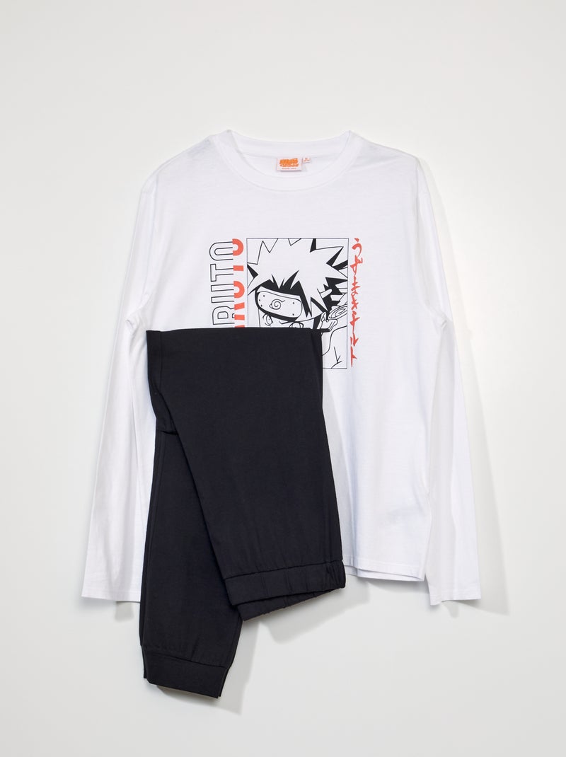 Pijama comprido 'Naruto' - 2 peças BRANCO - Kiabi