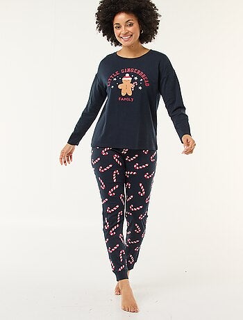 Pijama Comprido Natal - 2 Peças