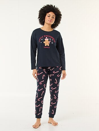 Pijama Comprido Natal - 2 Peças