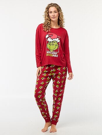 Pijama comprido 'O Grinch' - 2 peças