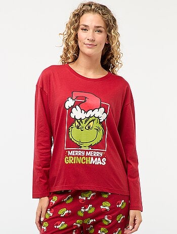 Pijama comprido 'O Grinch' - 2 peças