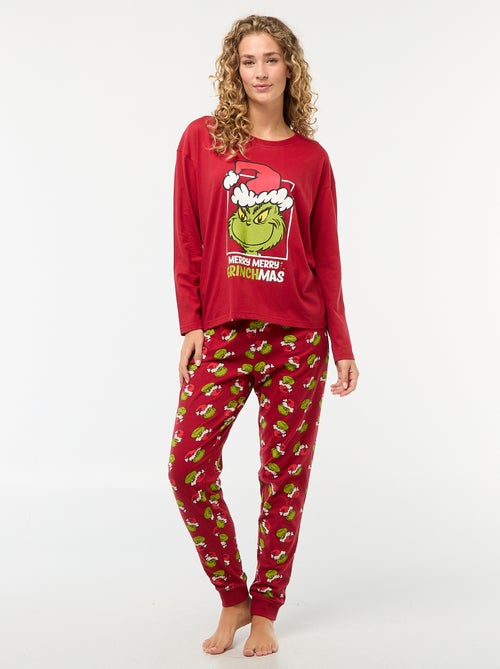 Pijama comprido 'O Grinch' - 2 peças - Kiabi