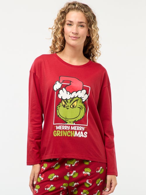 Pijama comprido 'O Grinch' - 2 peças - Kiabi
