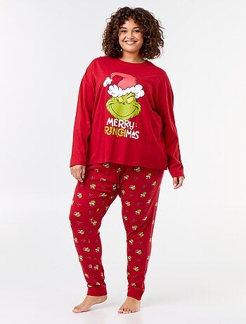 Pijama comprido 'O Grinch' - 2 peças