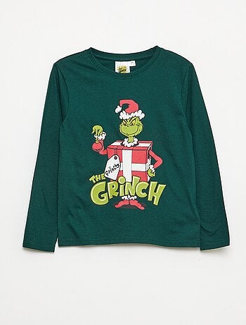 Pijama comprido 'O Grinch' t-shirt + calças - 2 peças