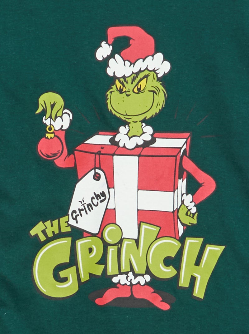 Pijama comprido 'O Grinch' t-shirt + calças - 2 peças Verde - Kiabi