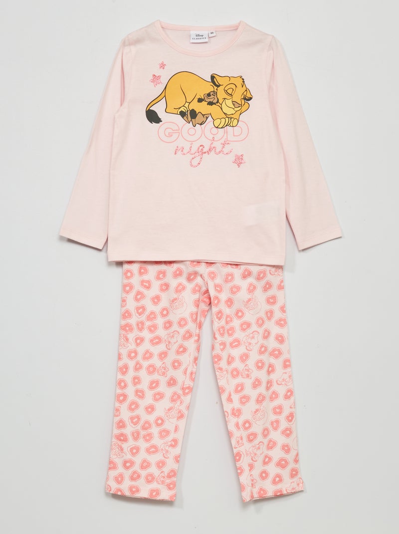 Pijama comprido 'O Rei Leão' da 'Disney' - 2 peças ROSA - Kiabi