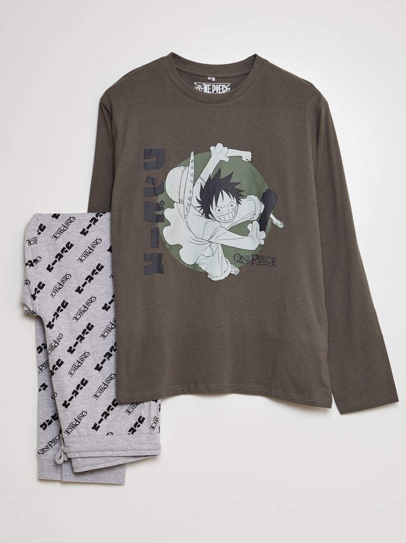 Pijama comprido 'One Piece' - 2 peças CAQUI - Kiabi