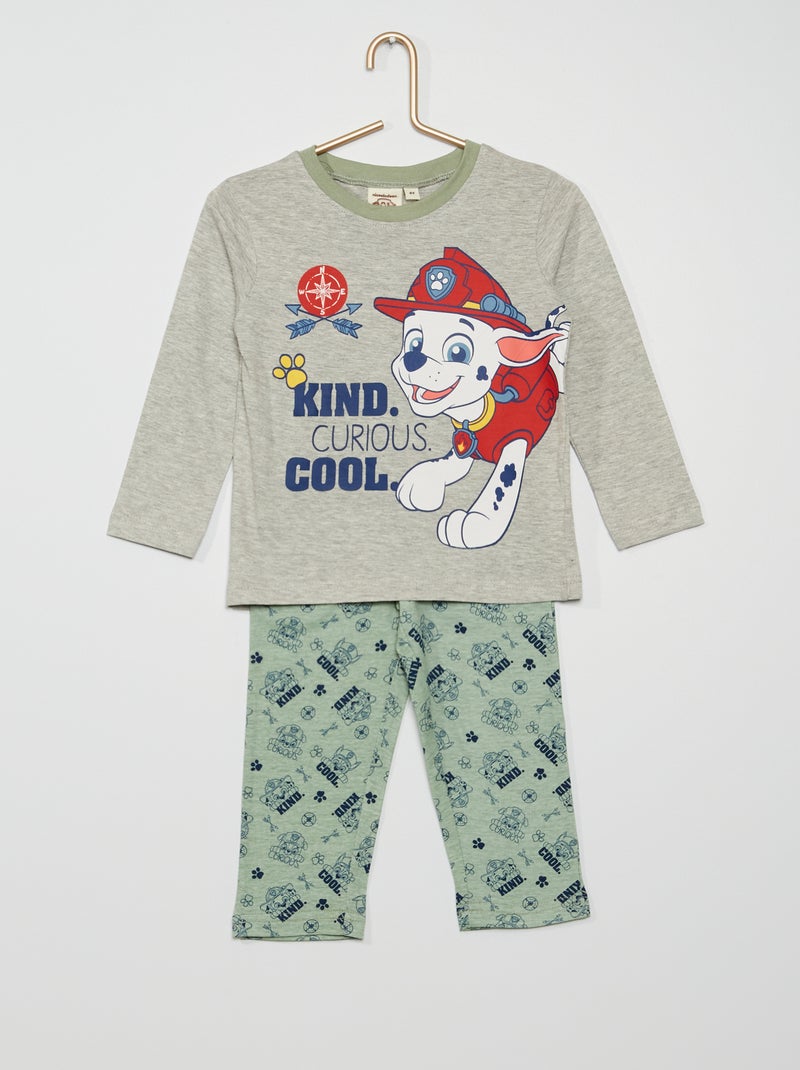 Pijama comprido 'Patrulha Pata' CINZA - Kiabi