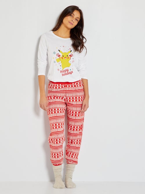 Pijama comprido 'Pokémon' - 2 peças - Kiabi