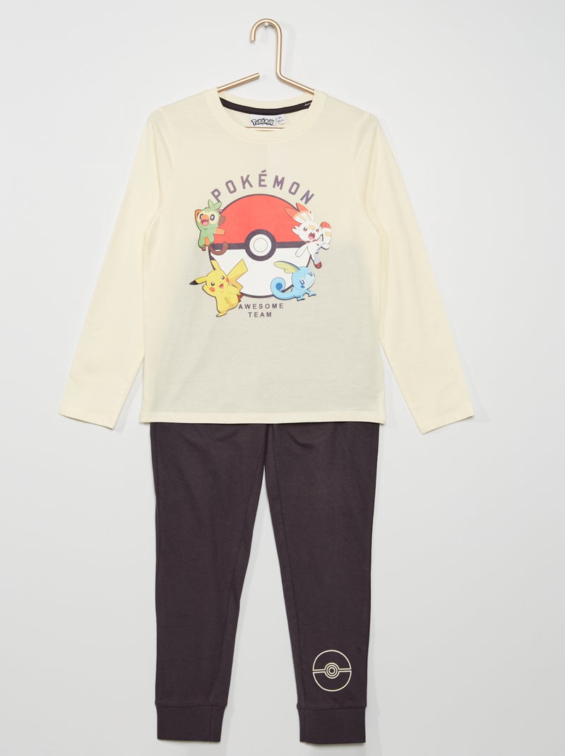 Pijama comprido Pokémon BEGE - Kiabi