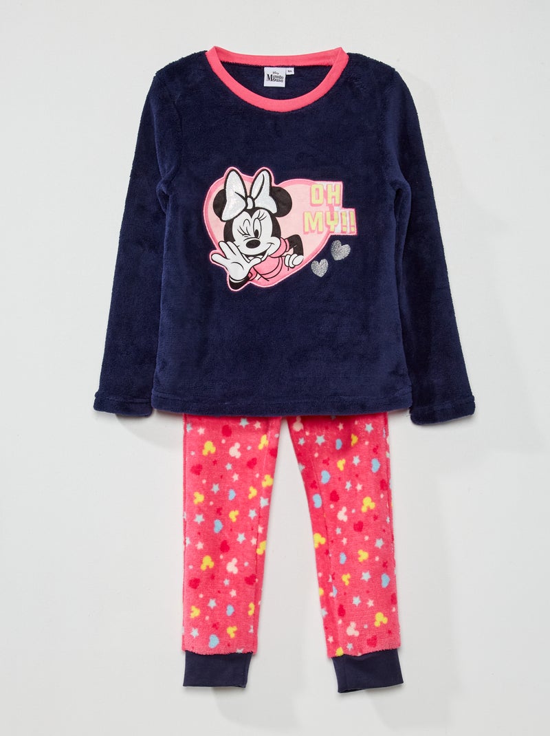 Pijama comprido polar 'Disney' - 2 peças AZUL - Kiabi