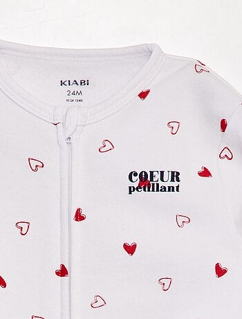 Pijama comprido quente 'Amour'