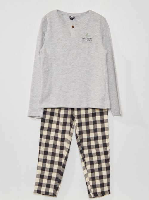 Pijama comprido 'raposa' - Kiabi