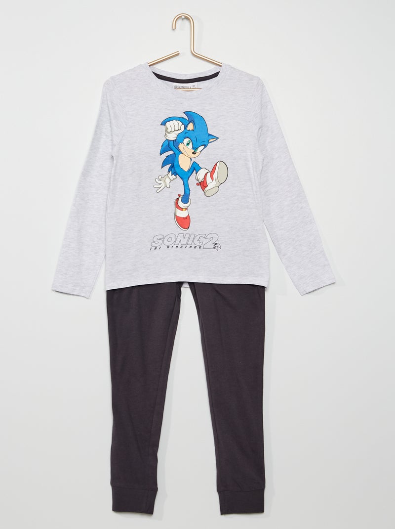 Pijama comprido 'Sonic' BRANCO - Kiabi