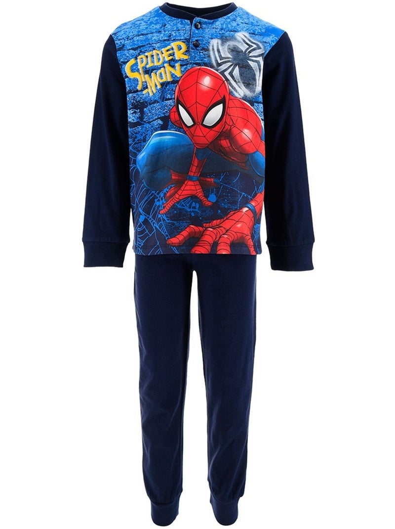 Pijama comprido spiderman menino | licença oficial Azul - Kiabi