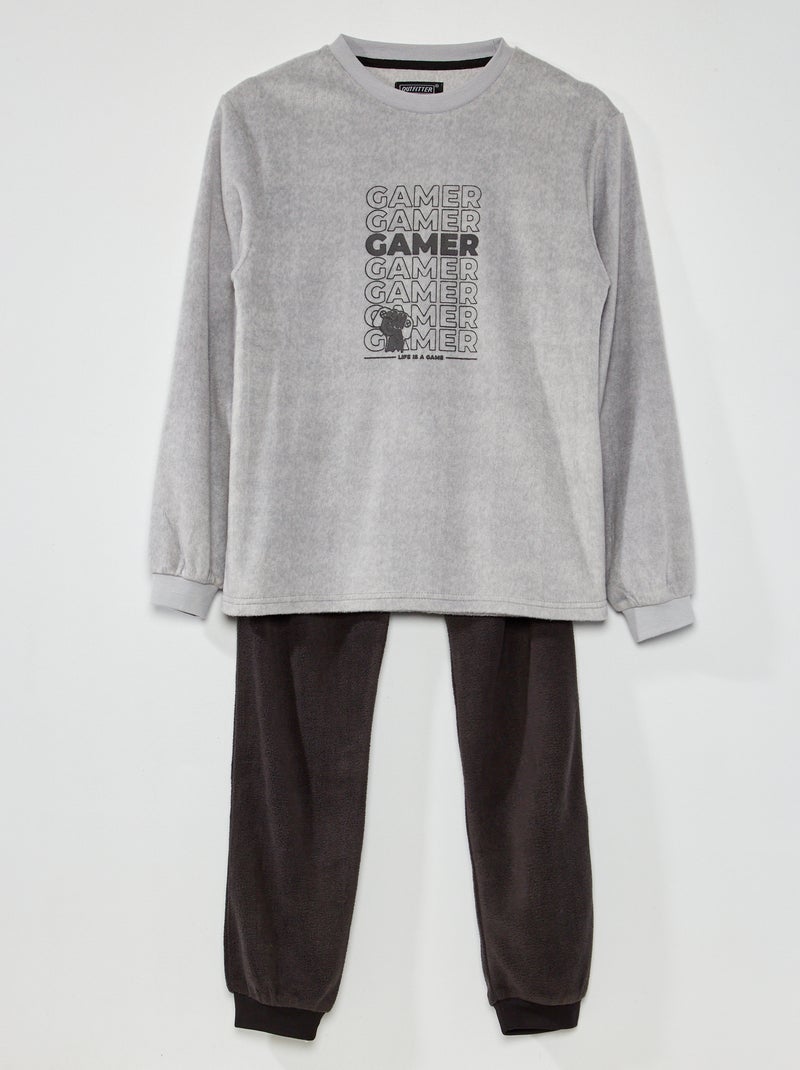 Pijama comprido 'Star Wars' Cinza - Kiabi