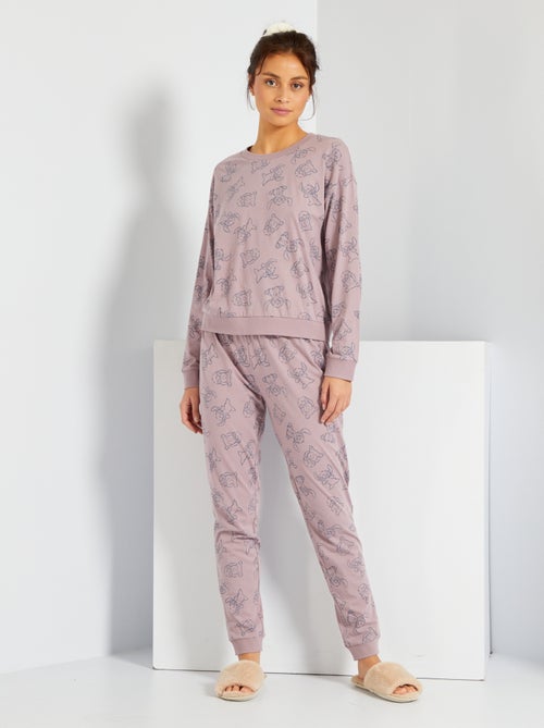 Pijama comprido 'Stitch' da 'Disney' - 2 peças - Kiabi