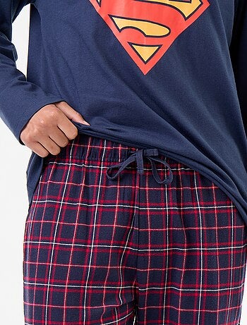 Pijama comprido 'Superman' 'DC Comics' - 2 peças