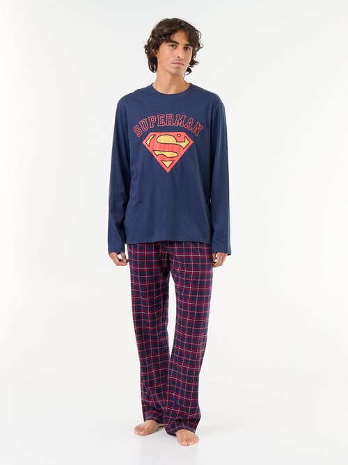 Pijama comprido 'Superman' 'DC Comics' - 2 peças - Kiabi