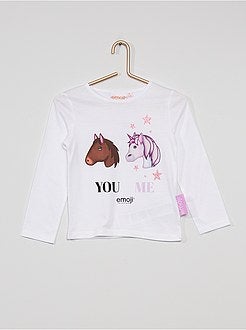 Pijama comprido 'unicórnio e estrelas' - Kiabi