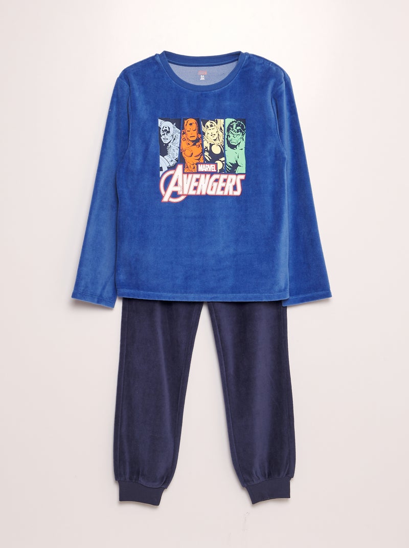 Pijama comprido 'Vingadores' 'Marvel' - 2 peças AZUL - Kiabi