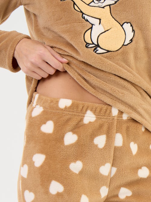 Pijama comprido 'Winnie' da 'Disney' de polar - 2 peças - Kiabi