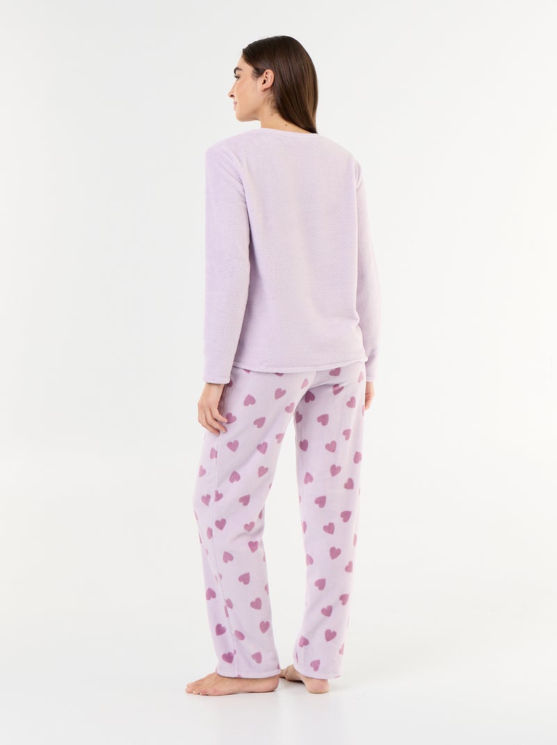 Pijama comprido 'Winnie' da 'Disney' de polar - 2 peças Rosa - Kiabi