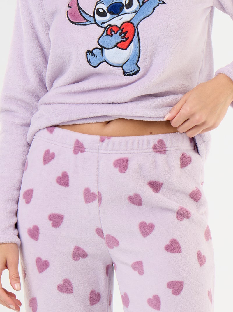 Pijama comprido 'Winnie' da 'Disney' de polar - 2 peças Rosa - Kiabi