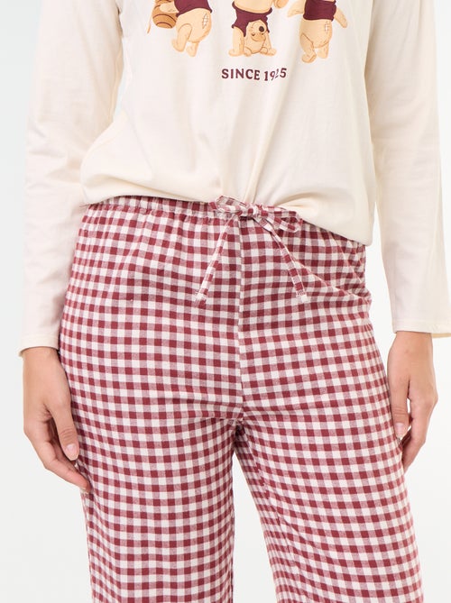 Pijama comprido 'Winnie' 'Disney' - 2 peças - Kiabi Pijama comprido 'Winnie' 'Disney' - 2 peças - Kiabi