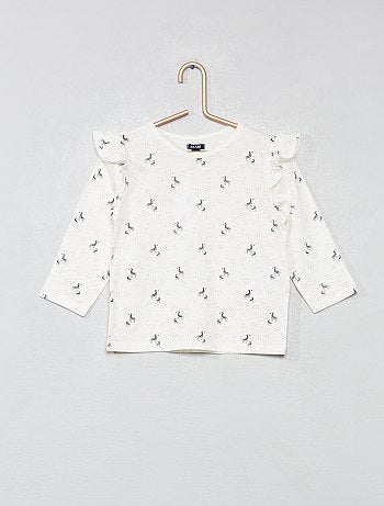 Pijama comprido 'zebra' - Kiabi