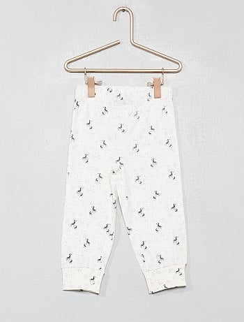 Pijama comprido 'zebra' - Kiabi