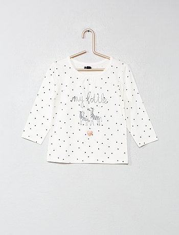 Pijama comprido 'zebra' - Kiabi