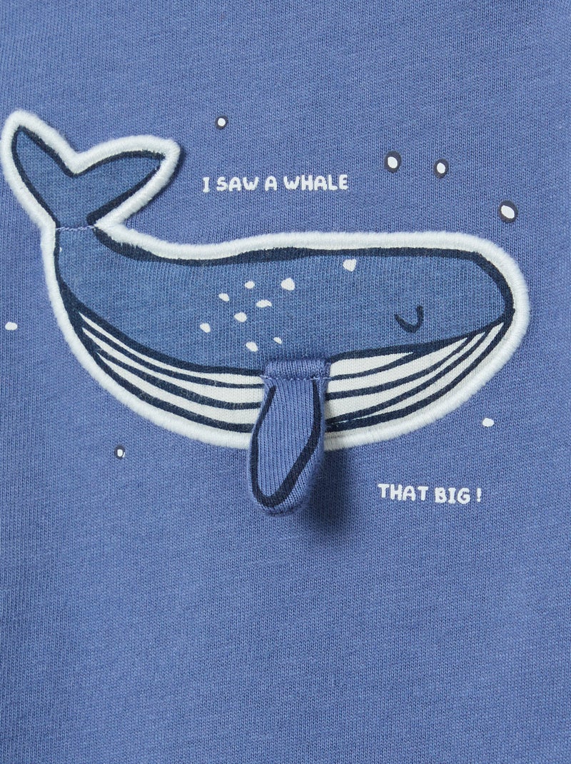 Pijama confortável Azul - Kiabi