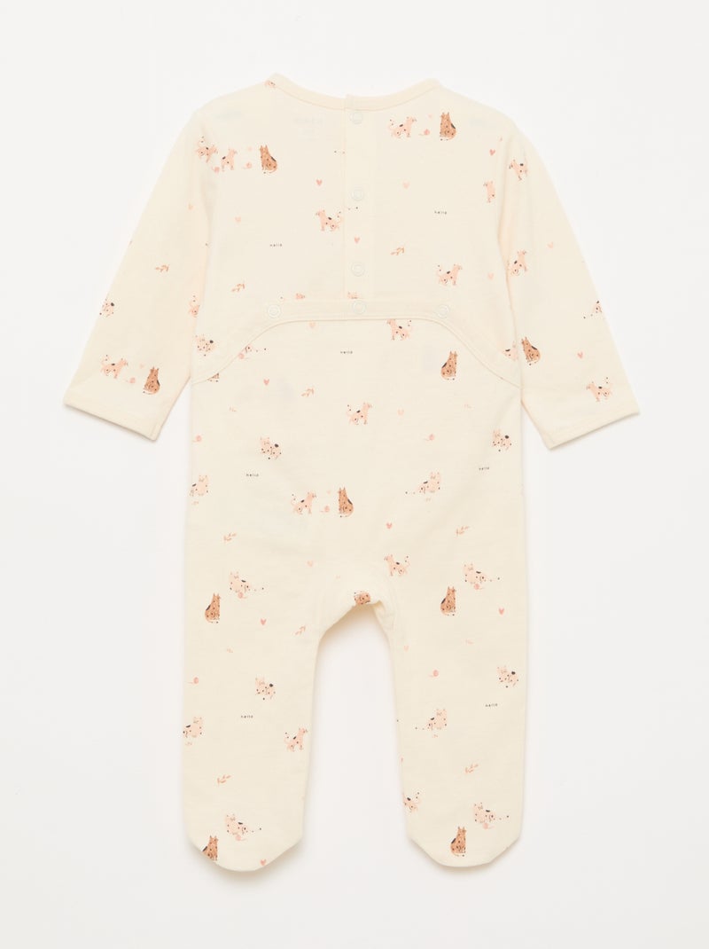 Pijama confortável Branco - Kiabi