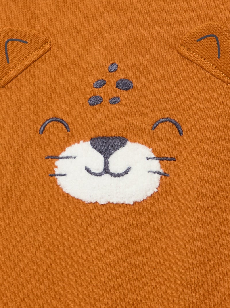 Pijama confortável Castanho - Kiabi