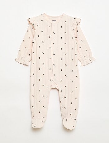 Pijama confortável com abertura frontal