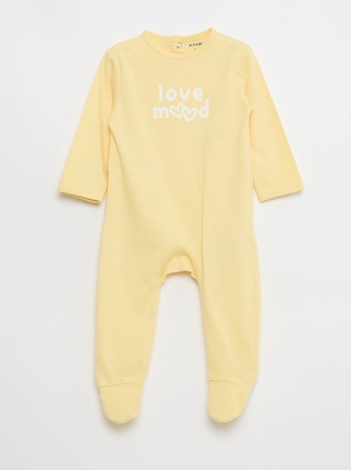 Pijama confortável de mangas compridas - Kiabi Pijama confortável de mangas compridas - Kiabi