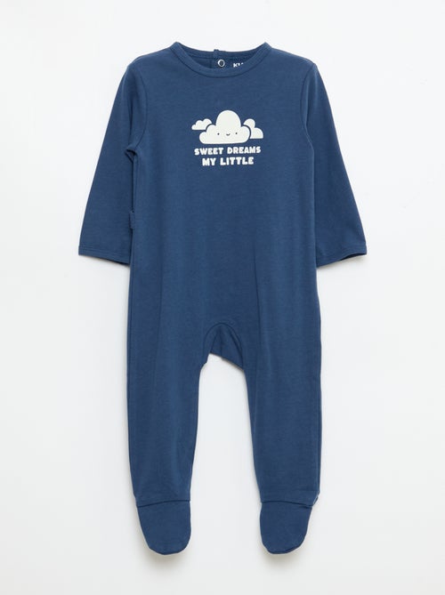 Pijama confortável de mangas compridas - Kiabi Pijama confortável de mangas compridas - Kiabi