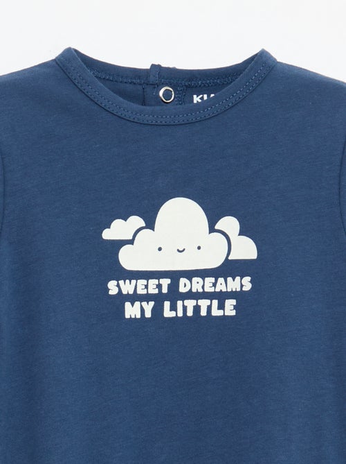 Pijama confortável de mangas compridas - Kiabi Pijama confortável de mangas compridas - Kiabi