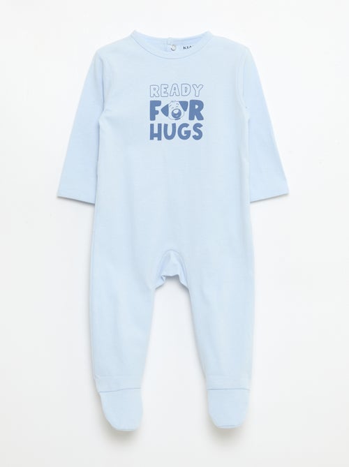 Pijama confortável de mangas compridas - Kiabi Pijama confortável de mangas compridas - Kiabi