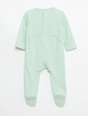 Pijama confortável de mangas compridas