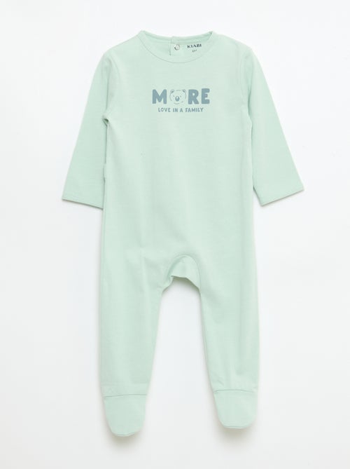 Pijama confortável de mangas compridas - Kiabi Pijama confortável de mangas compridas - Kiabi