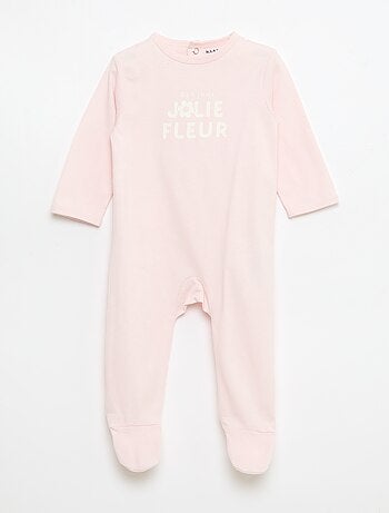 Pijama confortável de mangas compridas