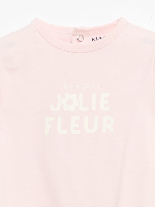 Pijama confortável de mangas compridas - Kiabi Pijama confortável de mangas compridas - Kiabi