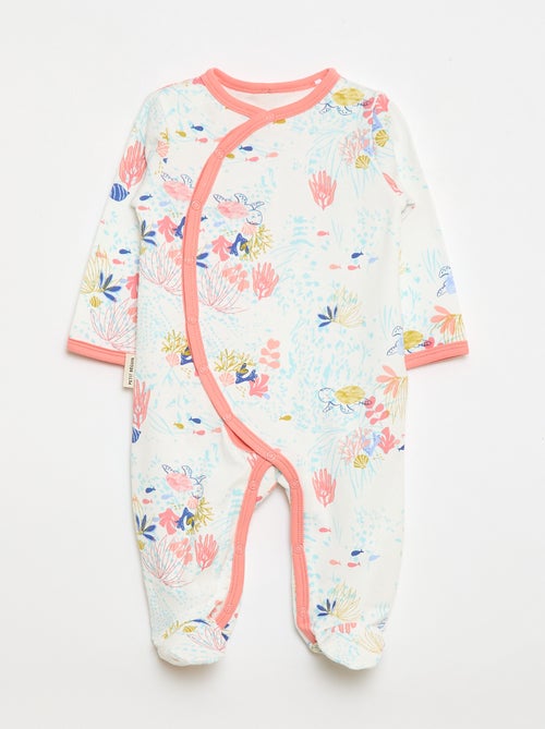 Pijama confortável em algodão 'Petit Béguin' - Kiabi Pijama confortável em algodão 'Petit Béguin' - Kiabi