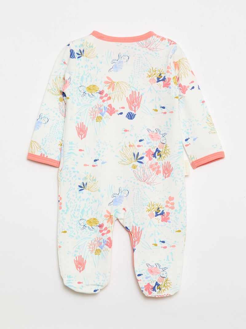 Pijama confortável em algodão 'Petit Béguin' Rosa - Kiabi