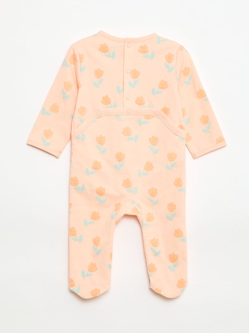 Pijama confortável Laranja - Kiabi